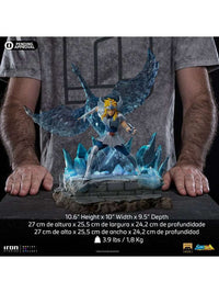Iron Studios Saint Seiya Deluxe BDS Art Scale Statue 1/10 Cygnus Hyoga 27 cm by LAB7 Malta, Europe