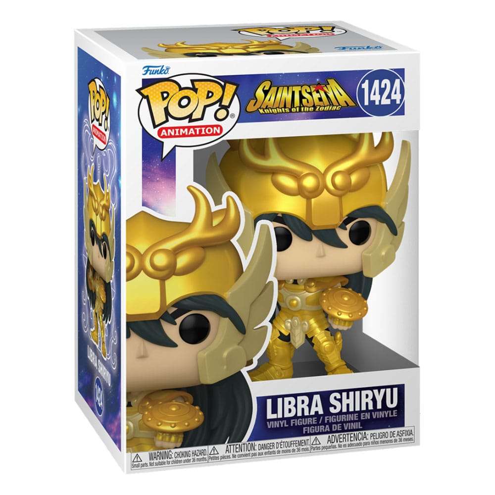 Funko Saint Seiya: Knights of the Zodiac - Libra Shiryu in Gold Suit Pop! by LAB7 Malta, Europe