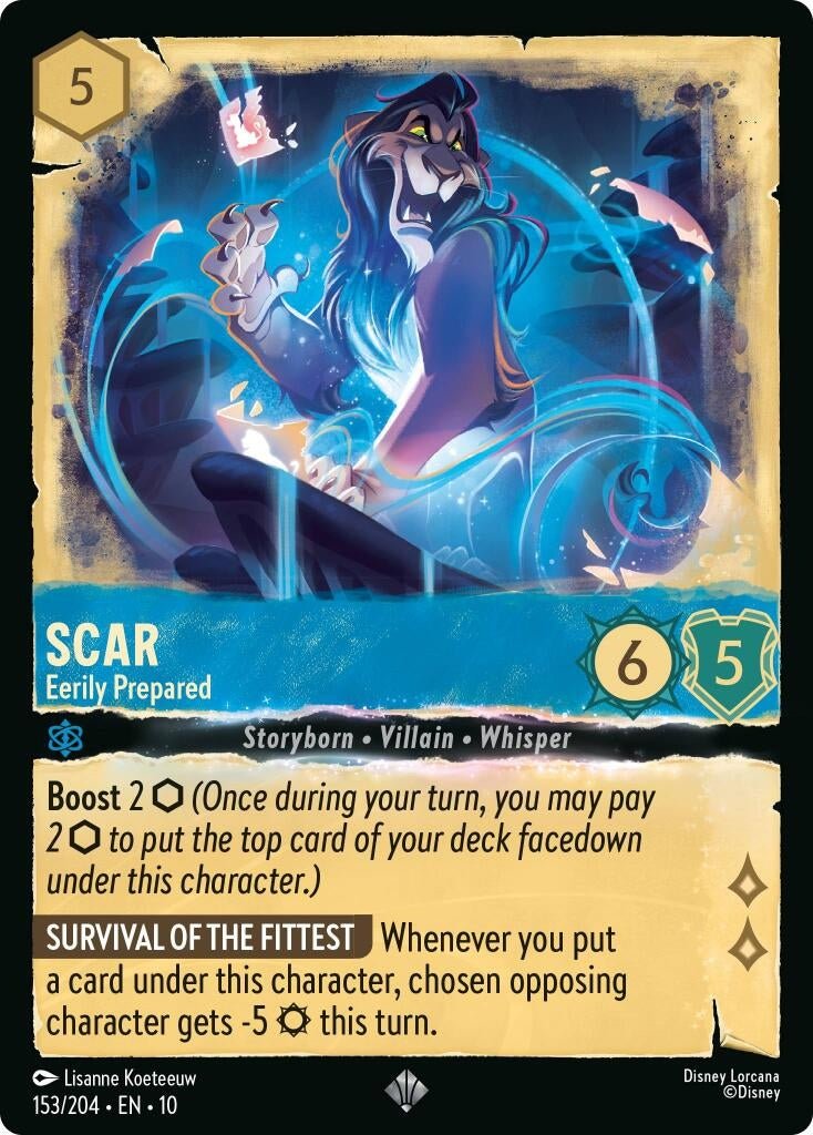 Ravensburger Scar - Eerily Prepared (153/204) (Whispers in the Well) by LAB7 Malta, Europe