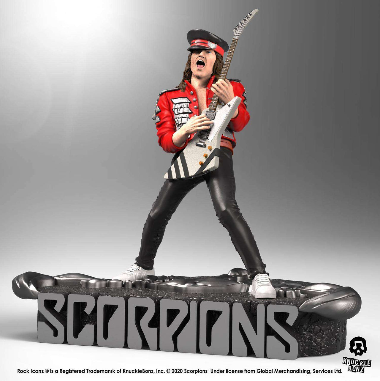 Knucklebonz Scorpions Rock Iconz Statue Matthias Jabs Limited Edition 22 cm by LAB7 Malta, Europe