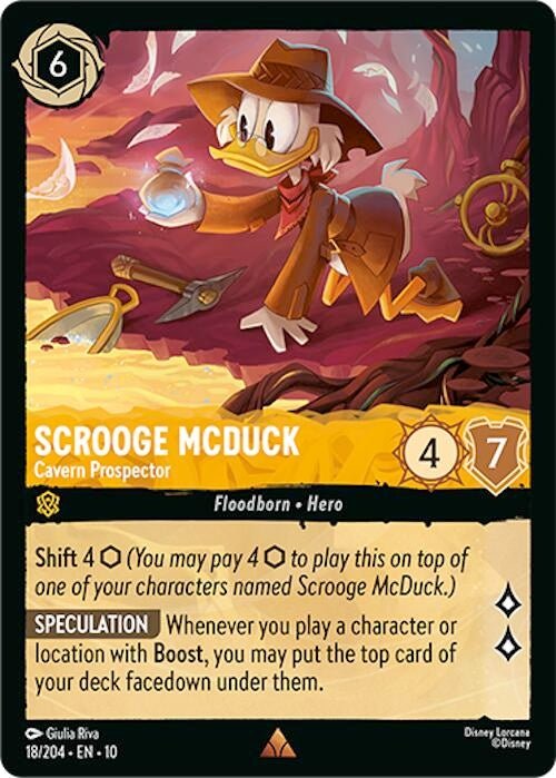 Ravensburger Scrooge McDuck - Cavern Prospector (18/204) (Whispers in the Well) by LAB7 Malta, Europe
