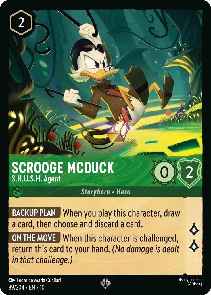 Ravensburger Scrooge McDuck - S.H.U.S.H. Agent (89/204) (Whispers in the Well) by LAB7 Malta, Europe
