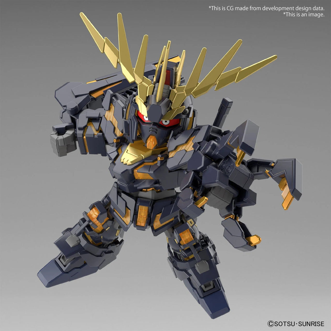 Bandai SD Gundam Cross Silhouette: Unicorn Gundam 2 Banshee (Destroy Mode) & Banshee Norn Parts Set by LAB7 Malta, Europe