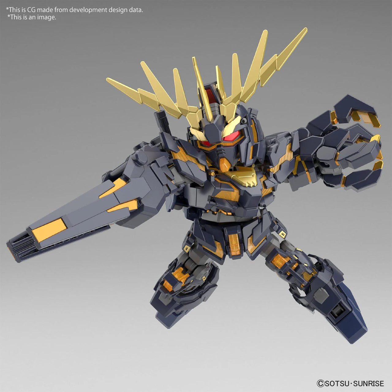 Bandai SD Gundam Cross Silhouette: Unicorn Gundam 2 Banshee (Destroy Mode) & Banshee Norn Parts Set by LAB7 Malta, Europe