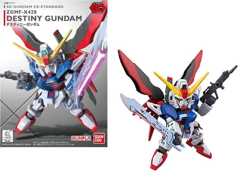 Bandai SD Gundam Ex - Standard Destiny Gundam Model Kit by LAB7 Malta, Europe