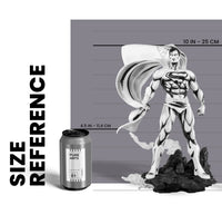 Pure Arts SDCC 2024 DC HEROES : Superman B&W PX PVC 1/8 Statue by LAB7 Malta, Europe