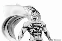Pure Arts SDCC 2024 DC HEROES : Superman B&W PX PVC 1/8 Statue by LAB7 Malta, Europe
