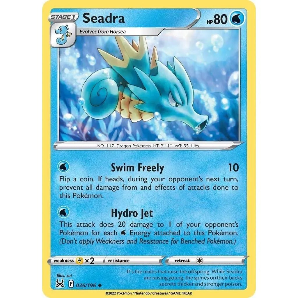 Seadra (036/196) (SWSH11: Lost Origin) in Malta | LAB7