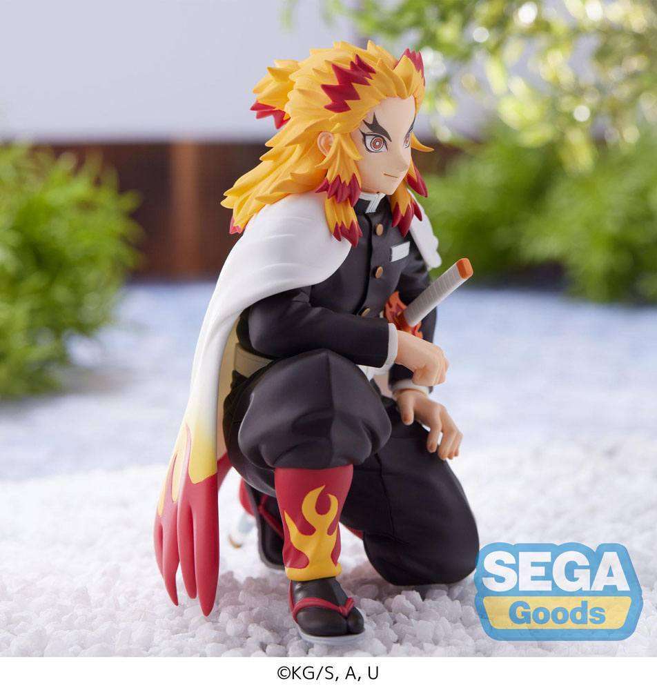 SEGA Sega Demon Slayer: Kimetsu no Yaiba PM Perching PVC Statue Kyojuro Rengoku (Hashira Meeting) 12 cm by LAB7 Malta, Europe