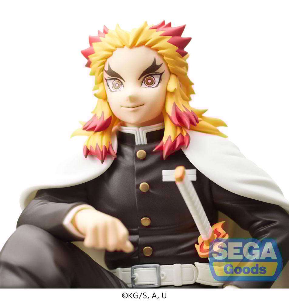 SEGA Sega Demon Slayer: Kimetsu no Yaiba PM Perching PVC Statue Kyojuro Rengoku (Hashira Meeting) 12 cm by LAB7 Malta, Europe