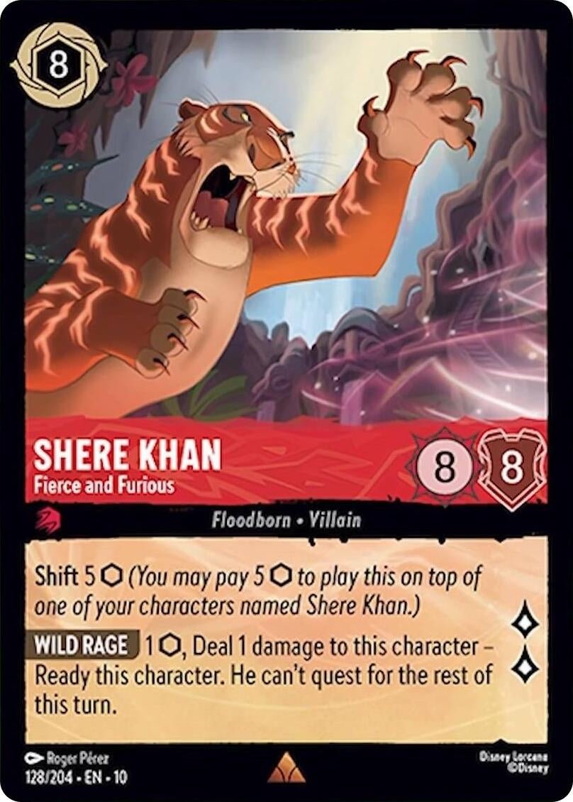 Ravensburger Shere Khan - Fierce and Furious (128/204) (Whispers in the Well) by LAB7 Malta, Europe