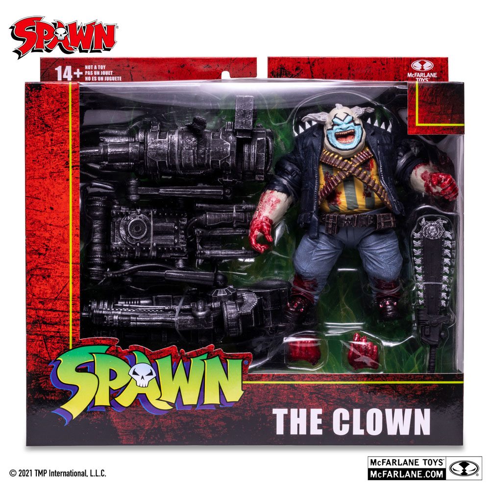McFarlane Spawn The Clown Bloody Deluxe Action Figure McFarlane 18cm by LAB7 Malta, Europe