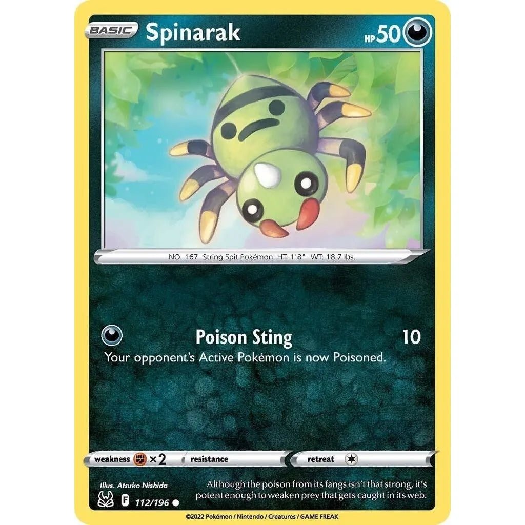 Spinarak (112/196) (SWSH11: Lost Origin) in Malta | LAB7