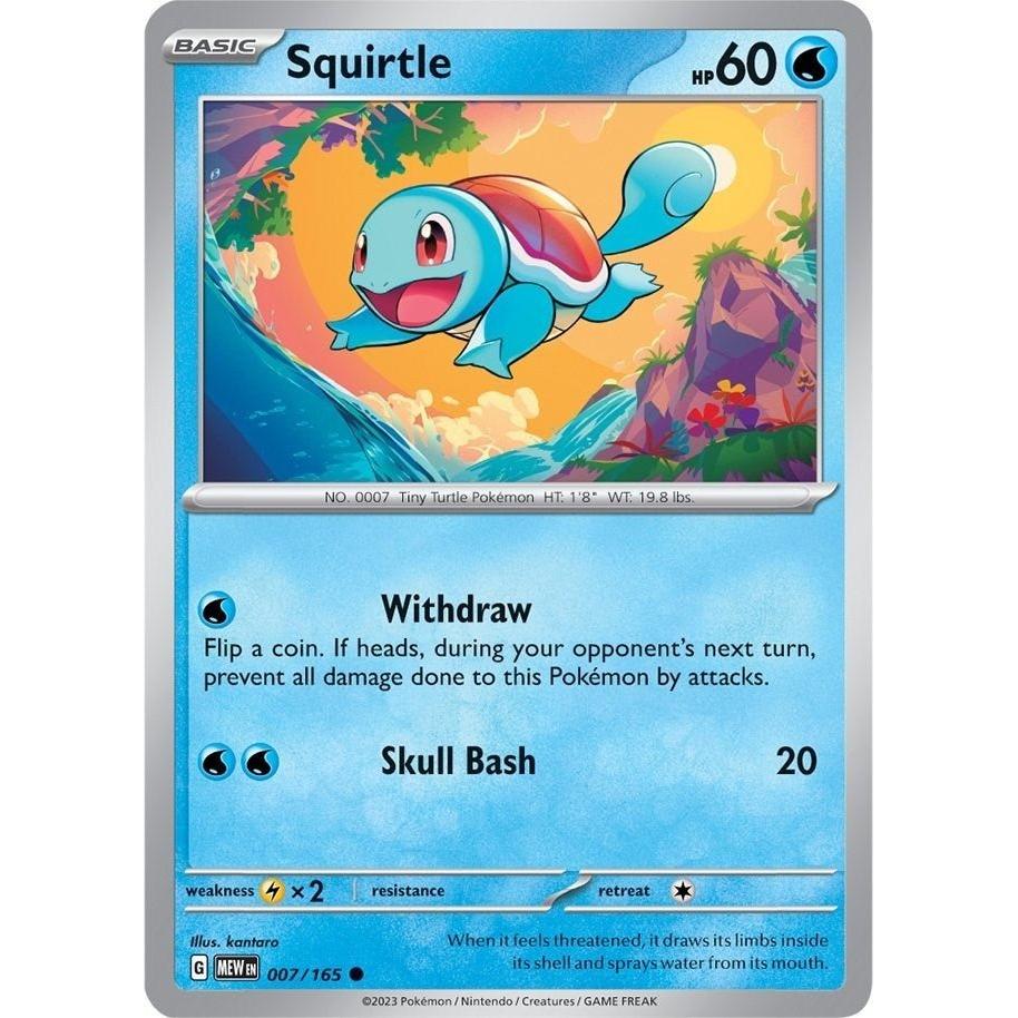 Pokemon Squirtle (007/165) (SV: Scarlet & Violet 151) by LAB7 Malta, Europe