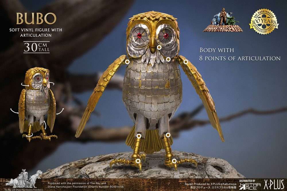 LAB7 Star Ace Toys Clash of the Titans Gigantic Soft Vinyl Statue Ray Harryhausens Bubo Deluxe Ver. 30 cm by LAB7 Malta, Europe
