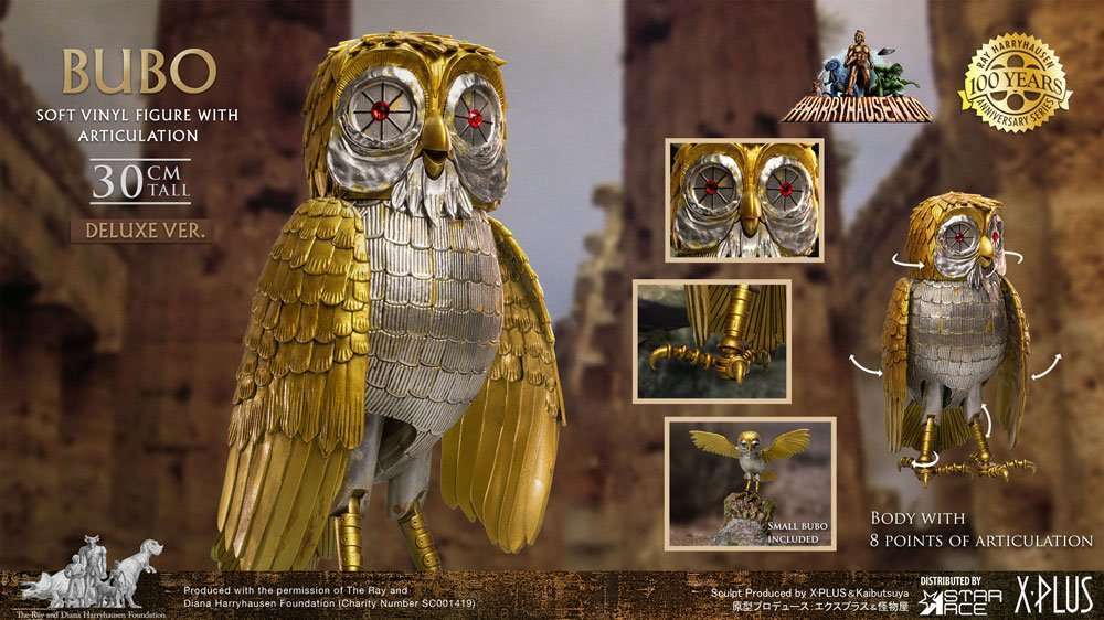 LAB7 Star Ace Toys Clash of the Titans Gigantic Soft Vinyl Statue Ray Harryhausens Bubo Deluxe Ver. 30 cm by LAB7 Malta, Europe