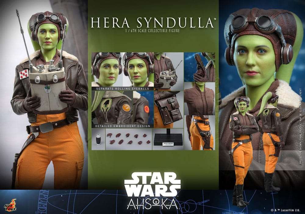 Hot Toys Star Wars: Ahsoka Action Figure 1/6 Hera Syndulla 28 cm by LAB7 Malta, Europe