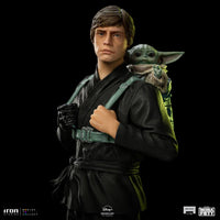 Iron Studios Star Wars Book of Boba Fett Art Scale Statue 1/10 Luke Skywalker & Grogu Training by LAB7 Malta, Europe