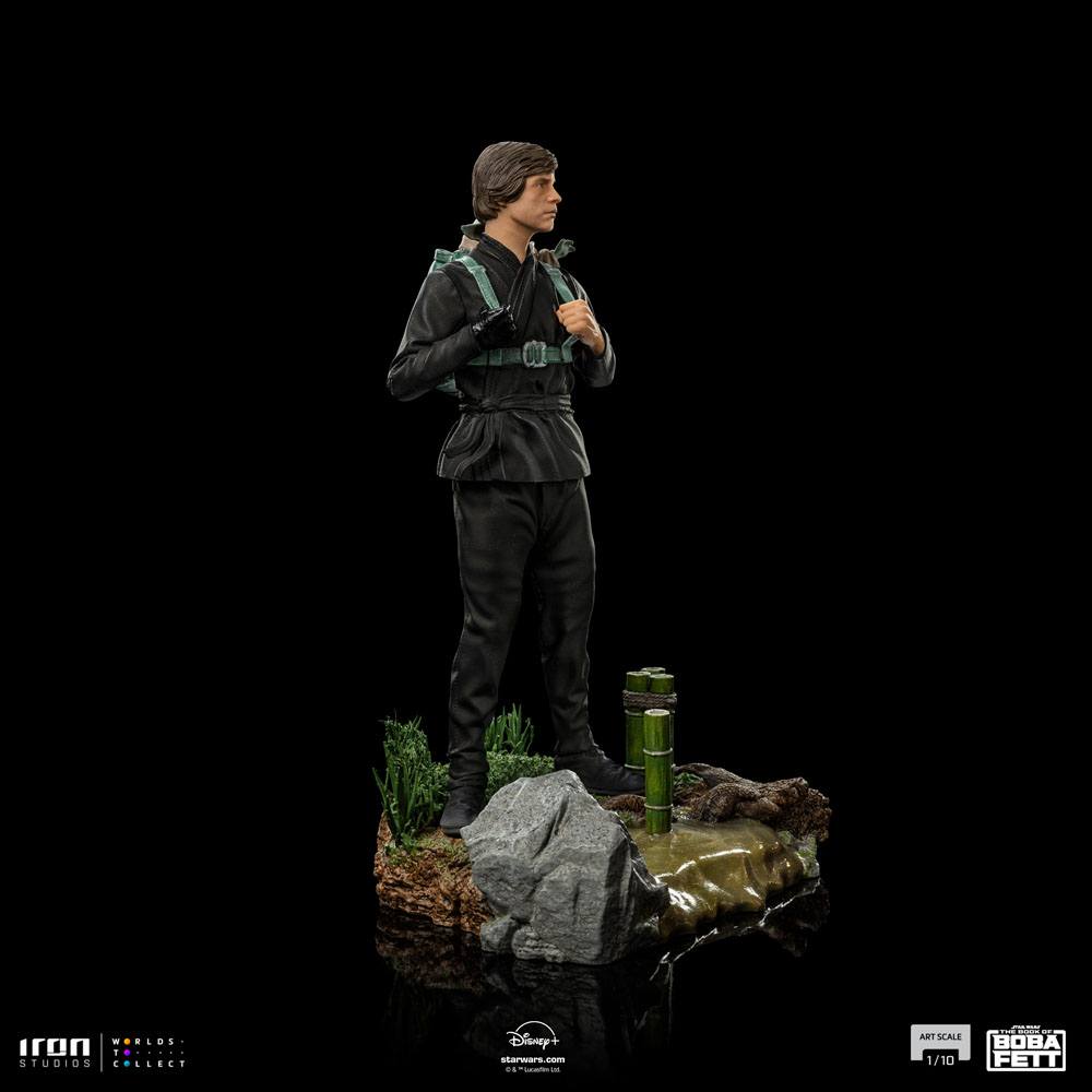 Iron Studios Star Wars Book of Boba Fett Art Scale Statue 1/10 Luke Skywalker & Grogu Training by LAB7 Malta, Europe