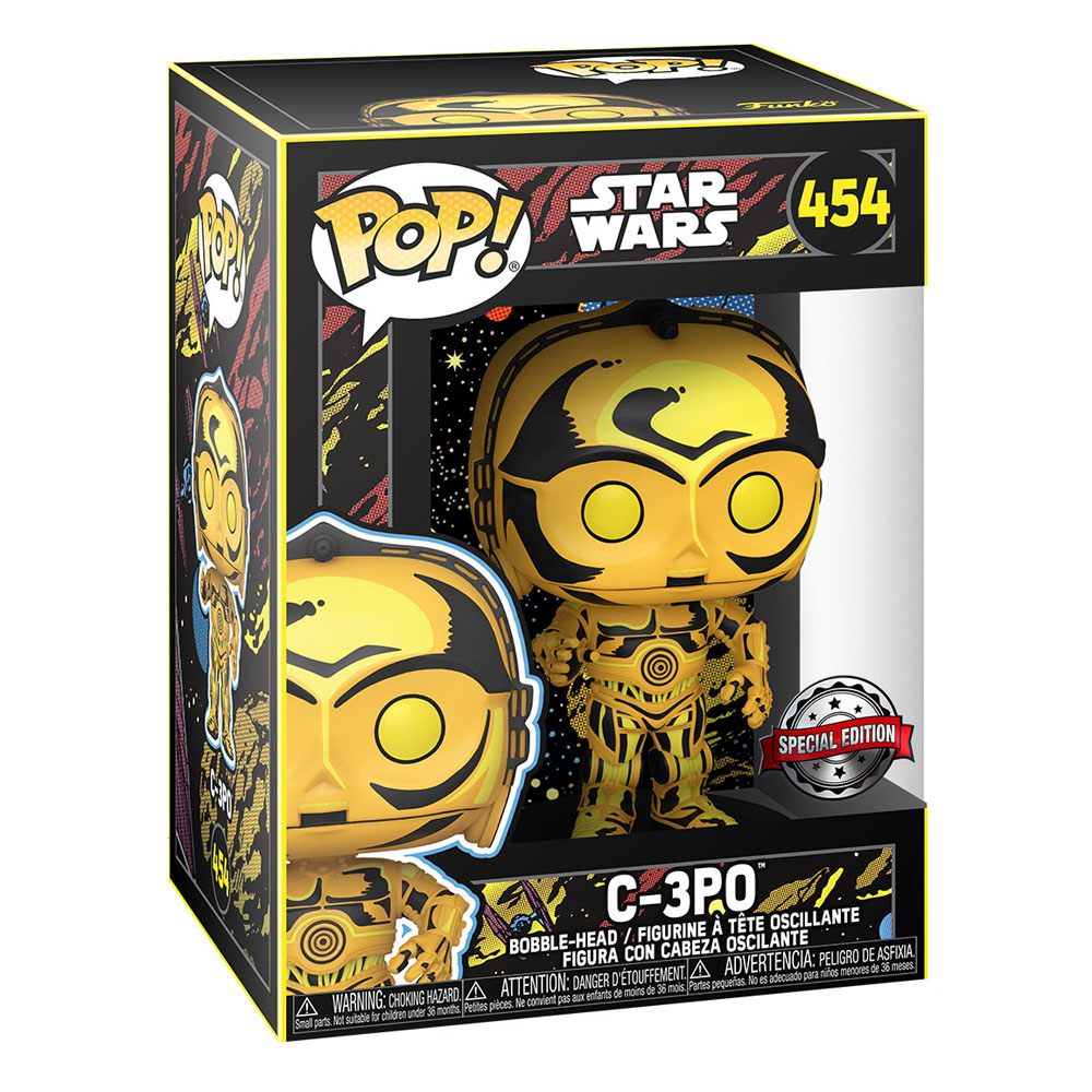 Funko Star Wars - C - 3PO Retro Series Pop! 454 by LAB7 Malta, Europe