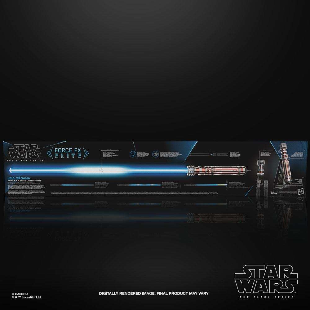 Hasbro Star Wars Episode IX Black Series Replica 1/1 Force FX Elite Lightsaber Leia Organa by LAB7 Malta, Europe