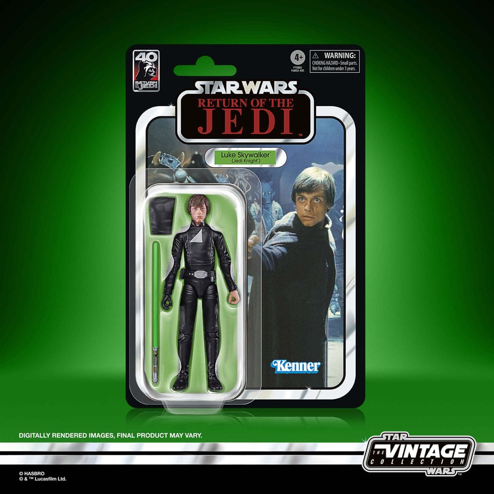 Hasbro Star Wars Episode VI 40th Anniversary Black Series Action Figure Luke Skywalker (Jedi Knight) 15 cm by LAB7 Malta, Europe