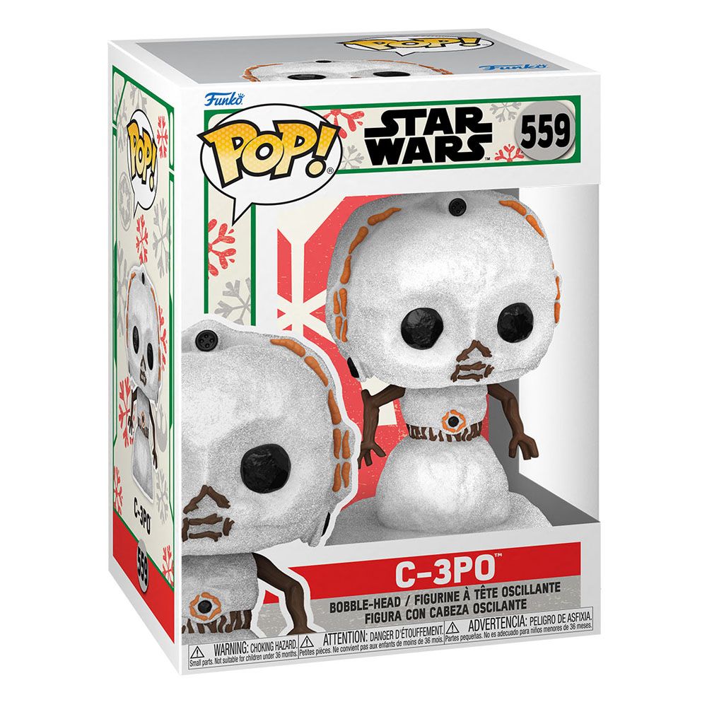 Funko Star Wars: Holiday - C - 3PO Snowman Pop! 559 by LAB7 Malta, Europe
