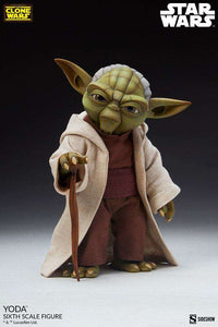 Sideshow Star Wars The Clone Wars Action Figure 1/6 Yoda 14 cm by LAB7 Malta, Europe