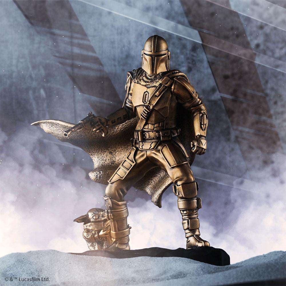 LAB7 Star Wars The Mandalorian Pewter Collectible Statue Mandalorian (Gilt) Limited Edition 20 cm by LAB7 Malta, Europe