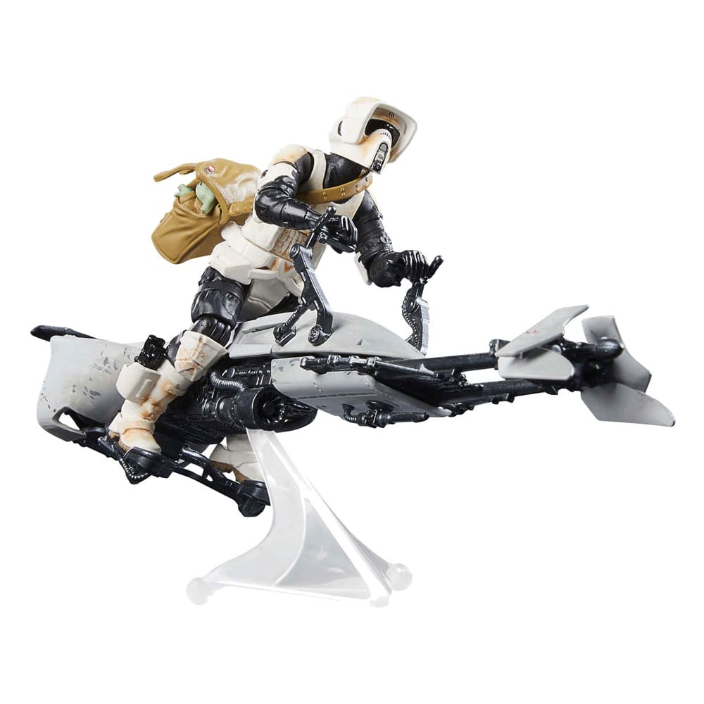 Star Wars: The Mandalorian Vintage Collection Vehicle with Figures Speeder Bike with Scout Trooper & Grogu by LAB7 Malta