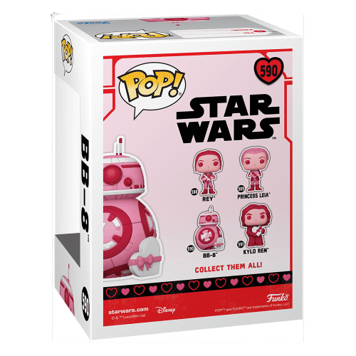 Funko Star Wars Valentines POP! Star Wars Vinyl Figure BB - 8 590 by LAB7 Malta, Europe