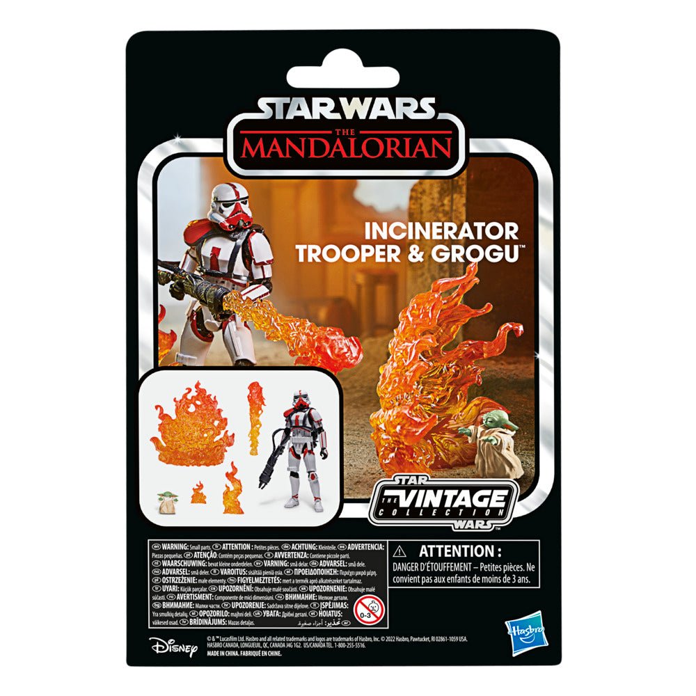 Hasbro Star Wars Vintage Collection Incinerator Trooper & Grogu 9.5cm – Hasbro by LAB7 Malta, Europe