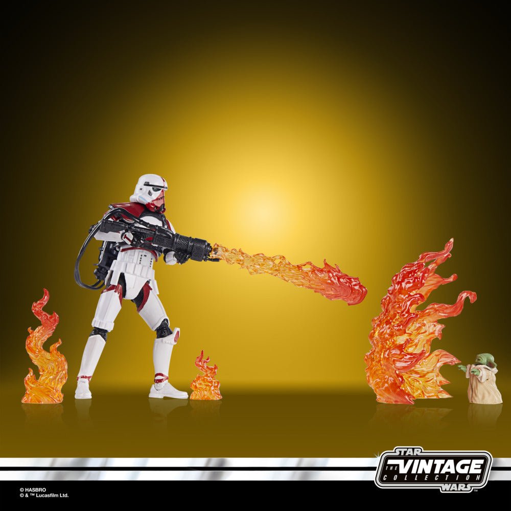 Hasbro Star Wars Vintage Collection Incinerator Trooper & Grogu 9.5cm – Hasbro by LAB7 Malta, Europe