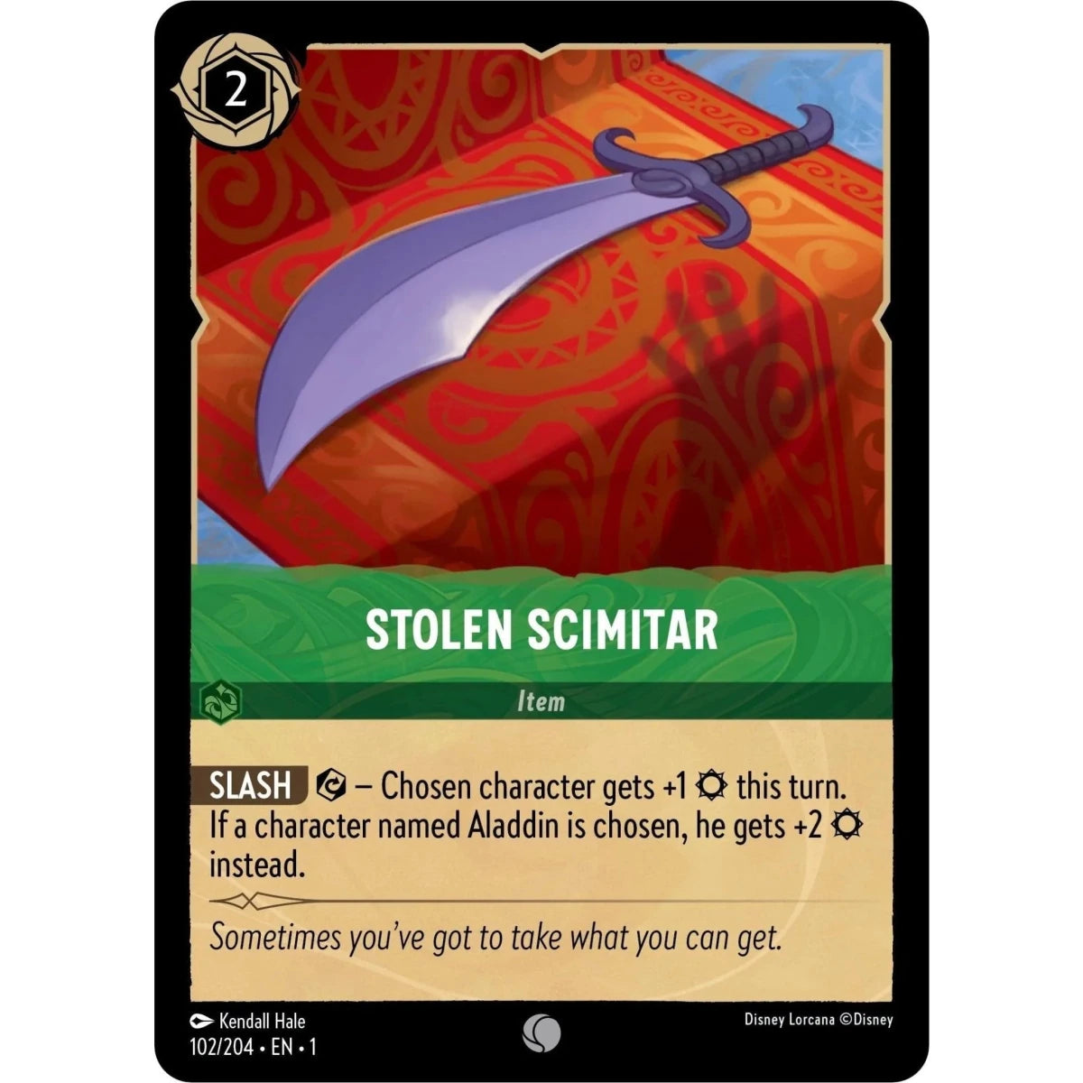 Stolen Scimitar (102/204) (The First Chapter) in Malta | LAB7