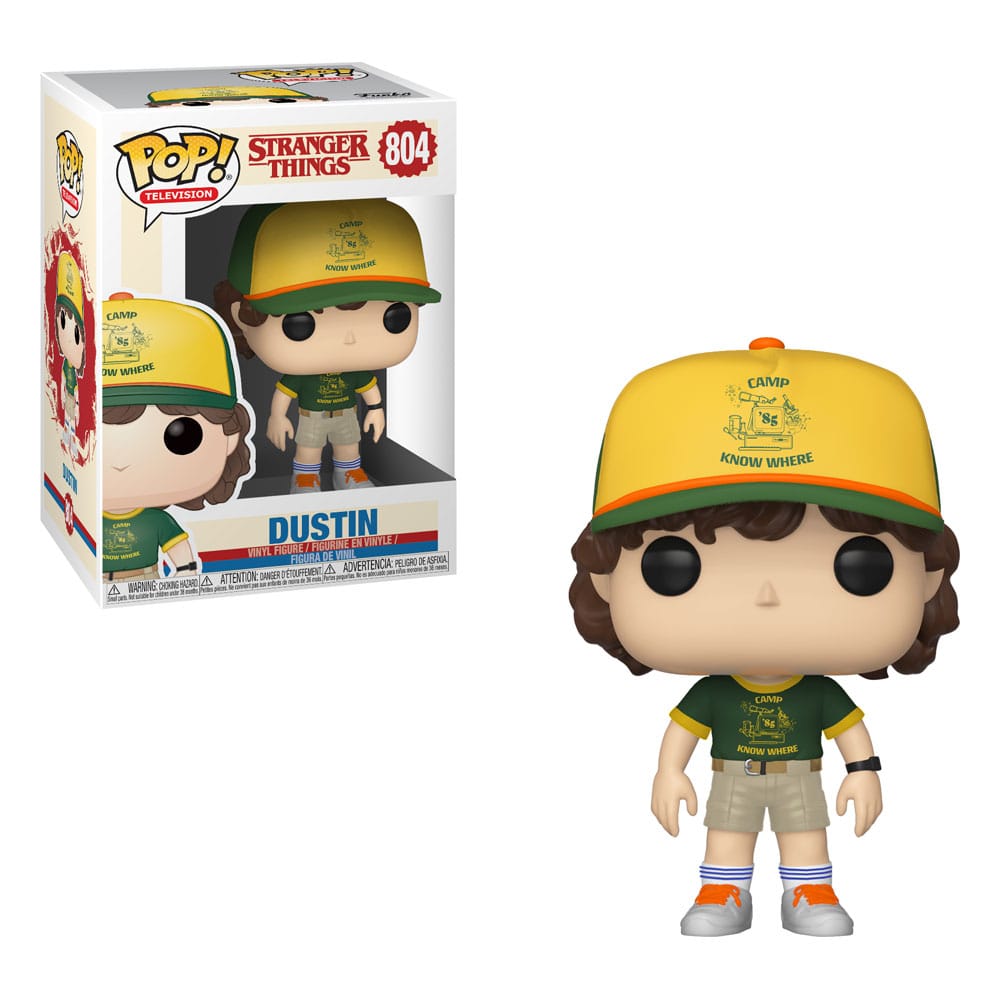 Funko Stranger Things POP! TV Vinyl Figure Dustin (At Camp) 9 cm by LAB7 Malta, Europe