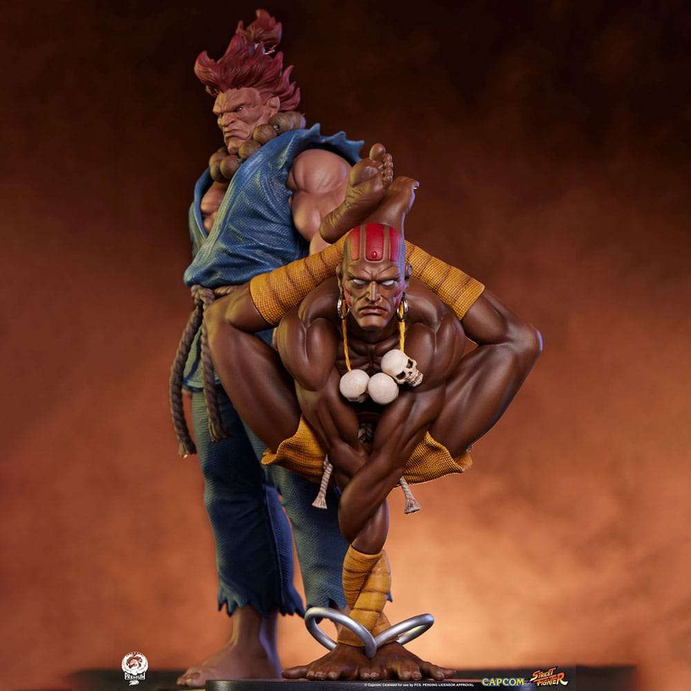 Premium Collectibles Studio Street Fighter PVC Statues 1/10 Akuma & Dhalsim 21 cm by LAB7 Malta, Europe