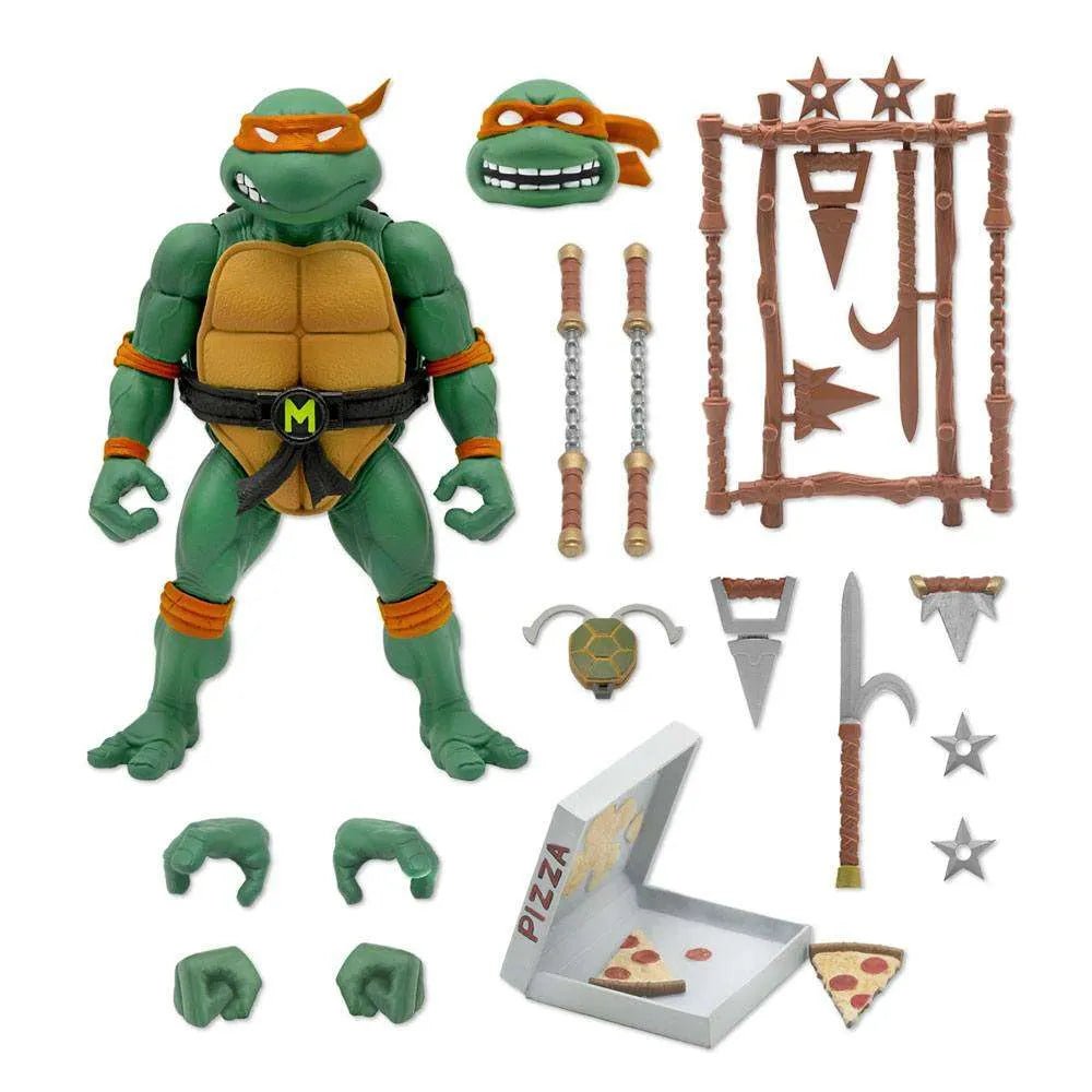 Super7 Teenage Mutant Ninja Turtles Ultimates Action Figure Michaelangelo by LAB7 Malta, Europe