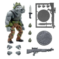 Super7 Teenage Mutant Ninja Turtles Ultimates Action Figure Rocksteady by LAB7 Malta, Europe