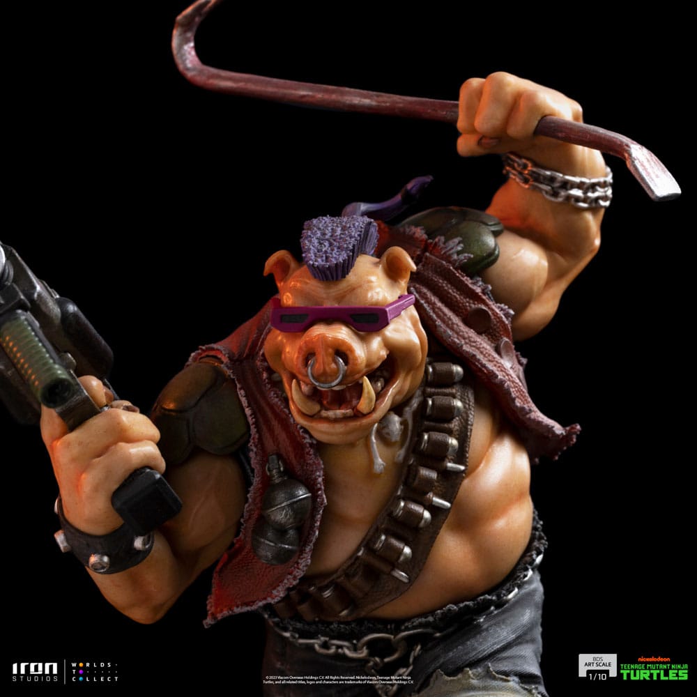 Iron Studios Teenage Mutant Ninja Turtles BDS Art Scale Statue 1/10 Bebop by LAB7 Malta, Europe