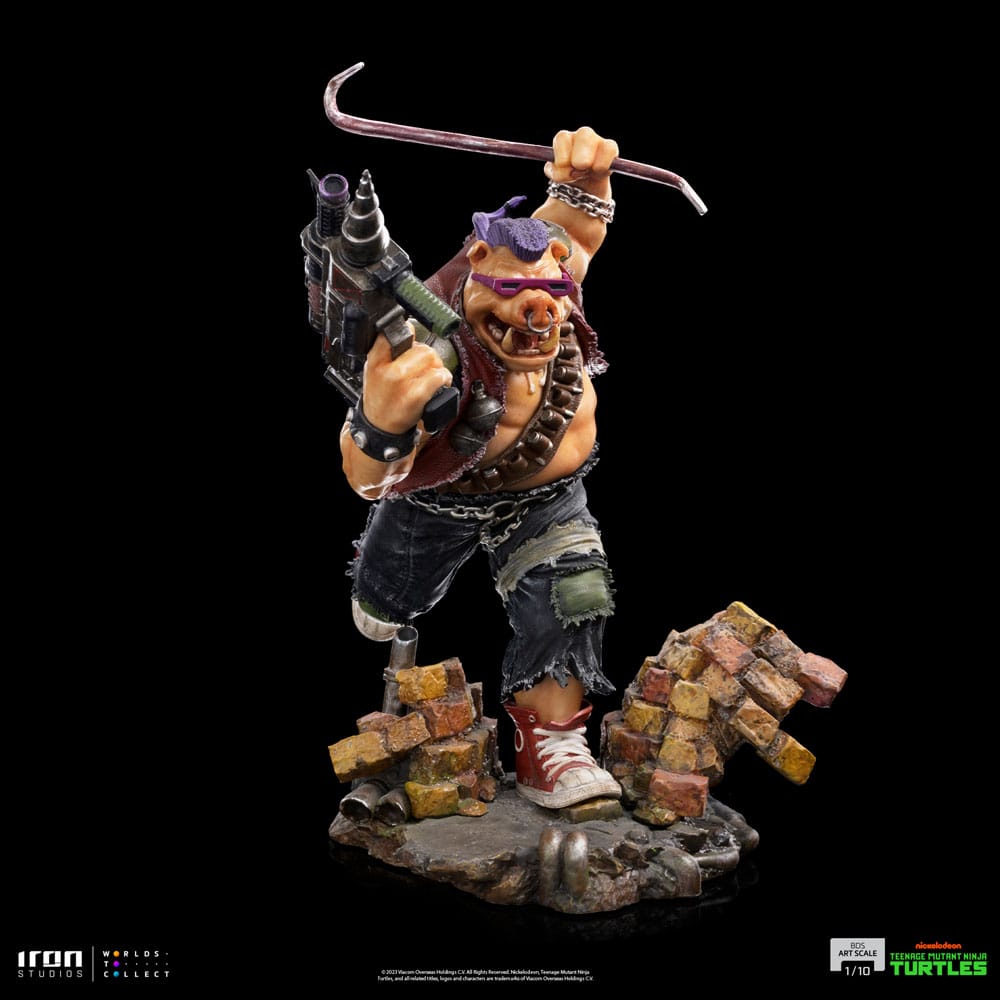 Iron Studios Teenage Mutant Ninja Turtles BDS Art Scale Statue 1/10 Bebop by LAB7 Malta, Europe