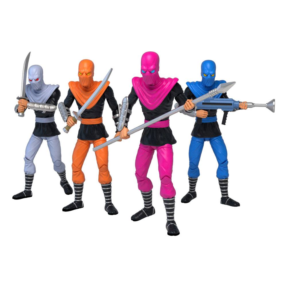 The Loyal Subjects Teenage Mutant Ninja Turtles BST AXN Action Figure 4 - Pack Foot Soldiers 13 cm by LAB7 Malta, Europe