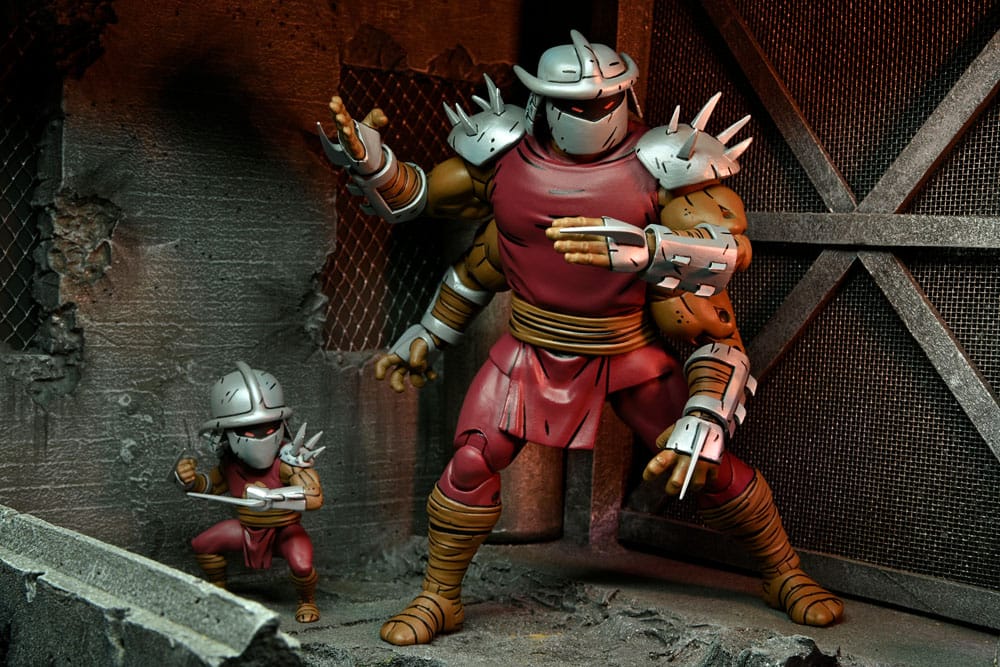 Teenage Mutant Ninja Turtles (Mirage Comics) Action Figure Shredder Clone & Mini Shredder (Deluxe) 18 cm by LAB7 Malta Europe
