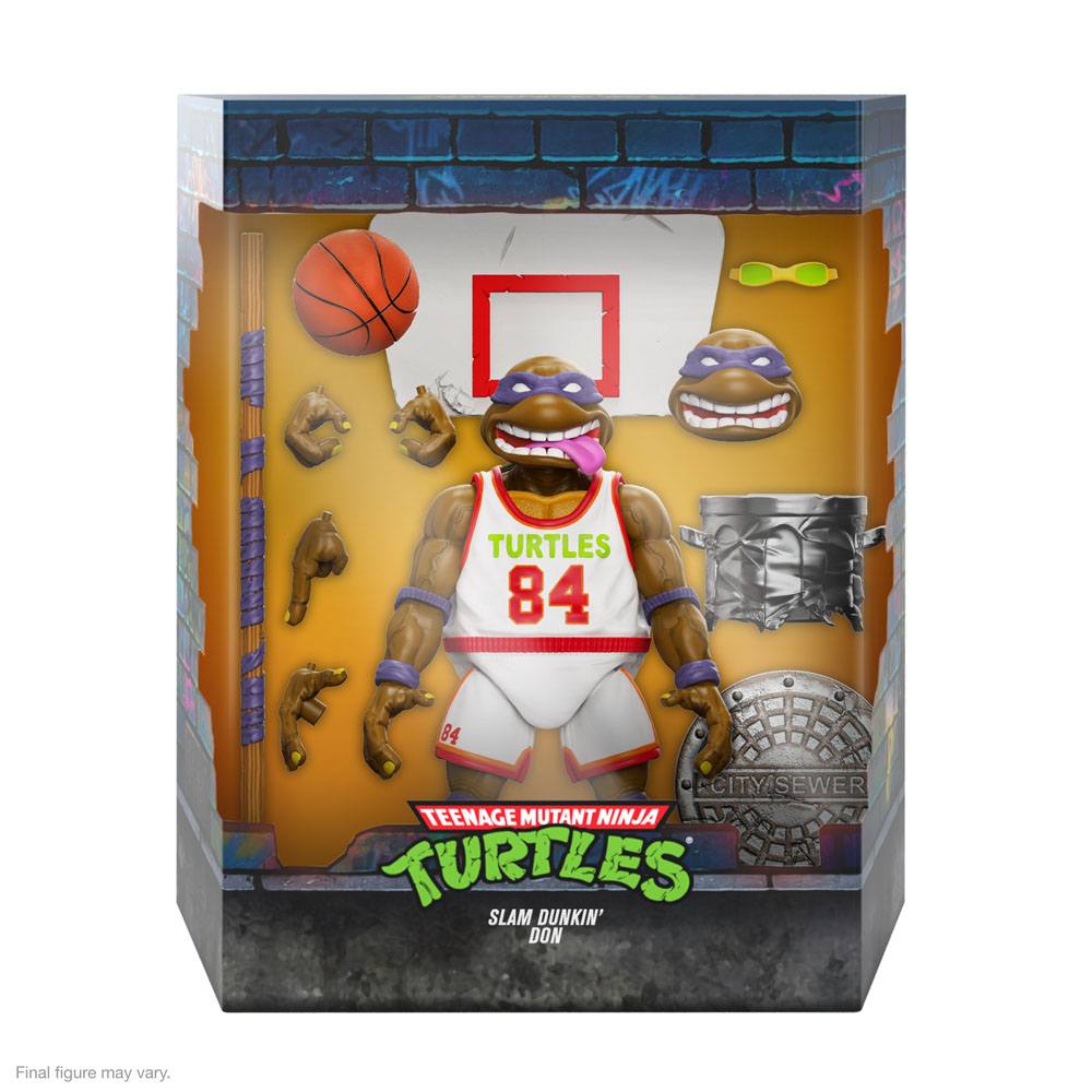 Super7 Teenage Mutant Ninja Turtles Ultimates Action Figure Slam Dunkin' Don 18 cm by LAB7 Malta, Europe