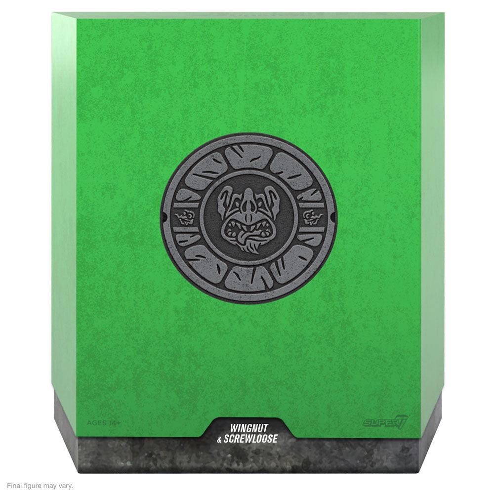 Super7 Teenage Mutant Ninja Turtles Ultimates Action Figure Wingnut & Screwloose by LAB7 Malta, Europe