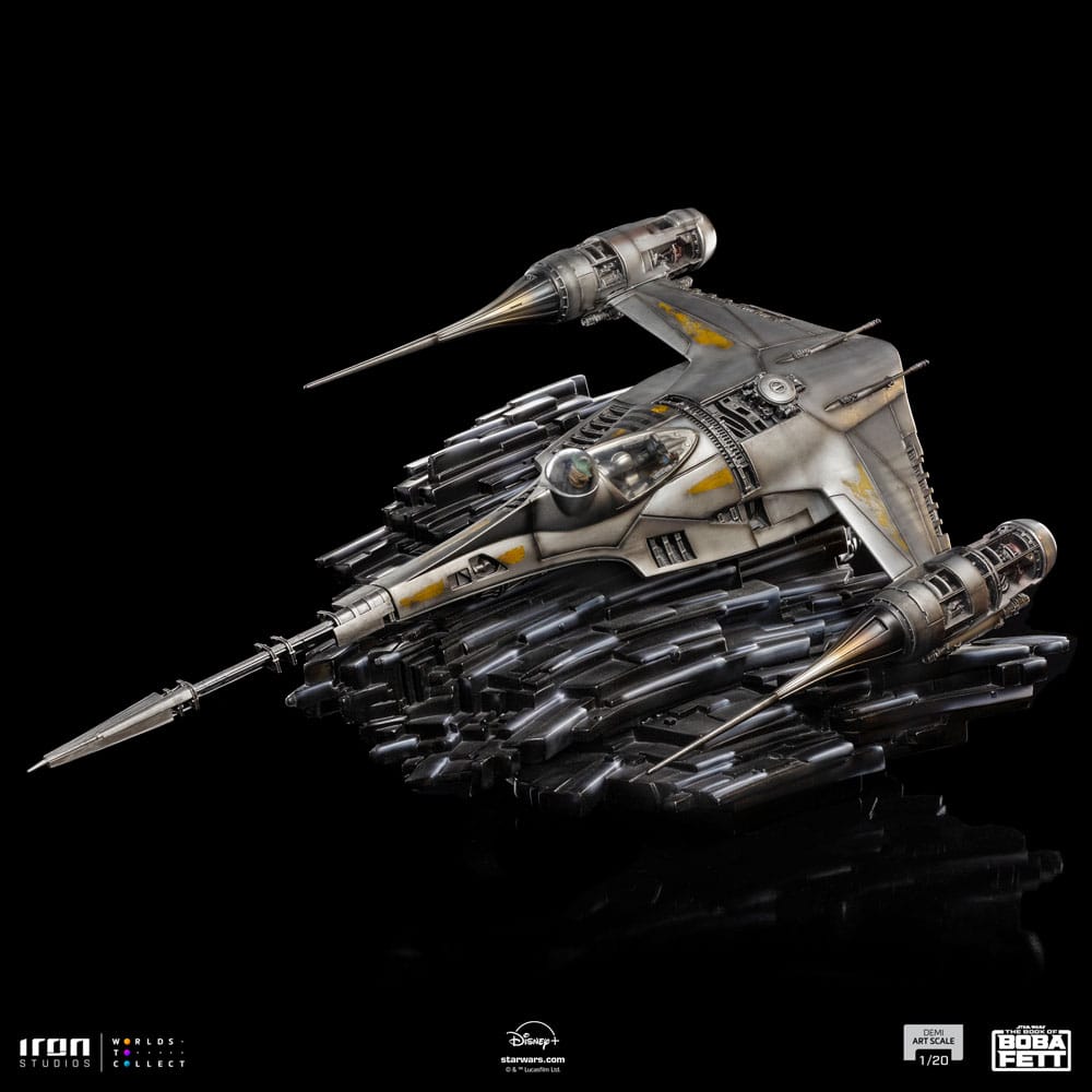 Iron Studios The Book of Boba Fett Demi Art Scale Statue 1/20 Mando's N - 1 Starfighter by LAB7 Malta, Europe