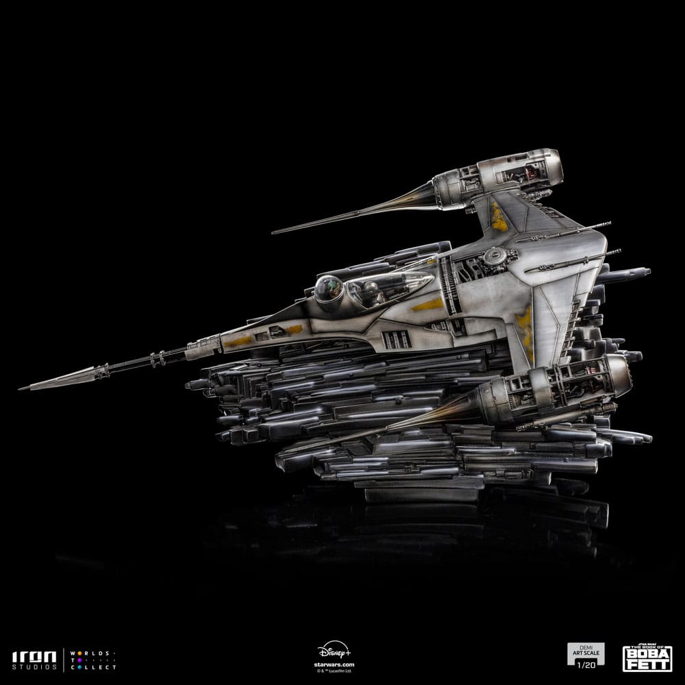 Iron Studios The Book of Boba Fett Demi Art Scale Statue 1/20 Mando's N - 1 Starfighter by LAB7 Malta, Europe
