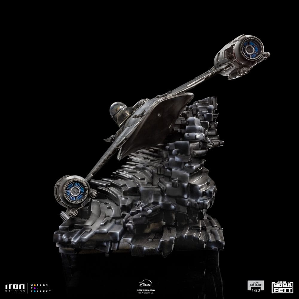 Iron Studios The Book of Boba Fett Demi Art Scale Statue 1/20 Mando's N - 1 Starfighter by LAB7 Malta, Europe