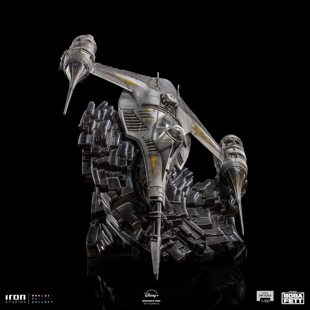 Iron Studios The Book of Boba Fett Demi Art Scale Statue 1/20 Mando's N - 1 Starfighter by LAB7 Malta, Europe
