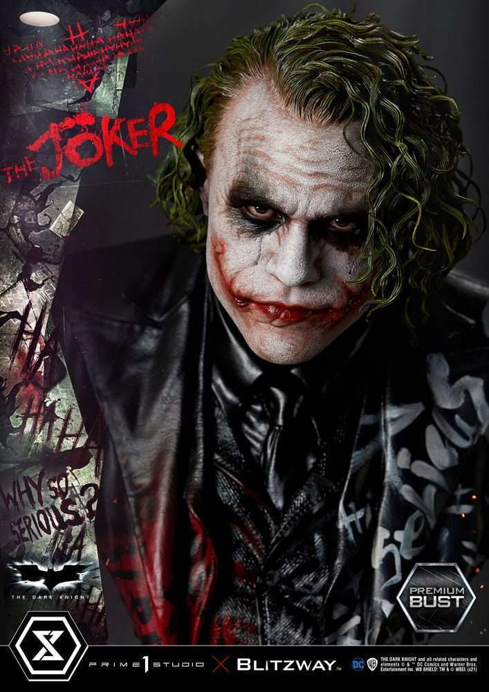 Prime 1 Studio The Dark Knight Premium Bust The Joker 26 cm by LAB7 Malta, Europe