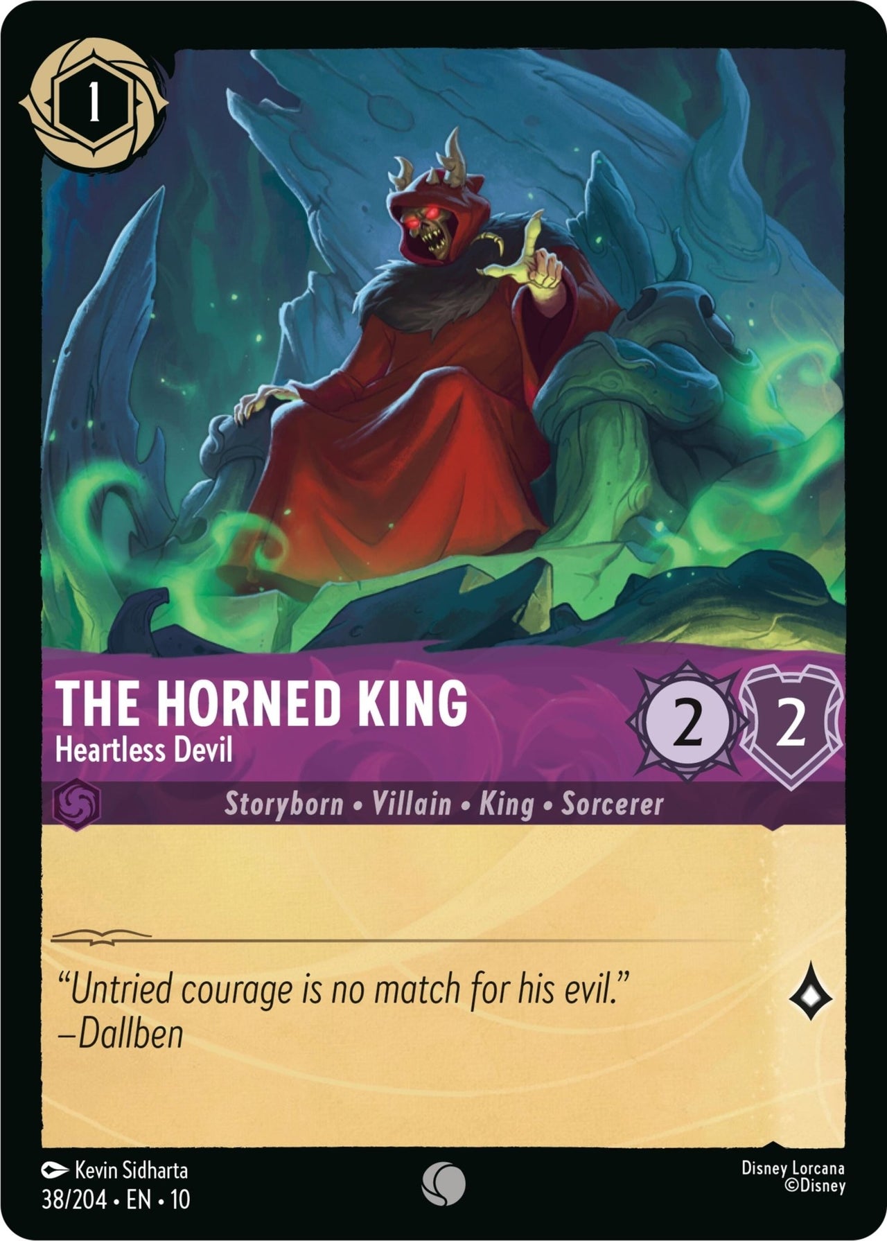 Ravensburger The Horned King - Heartless Devil (38/204) (Whispers in the Well) by LAB7 Malta, Europe
